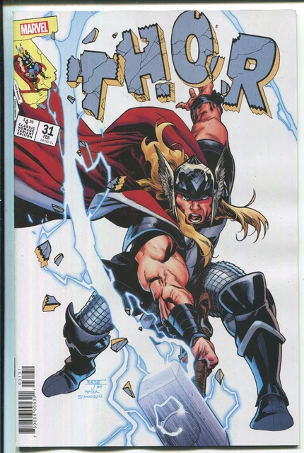 Thor #31 - Mahmud Asrar "Classic Homage" Variant Cover - Marvel Comics/2023