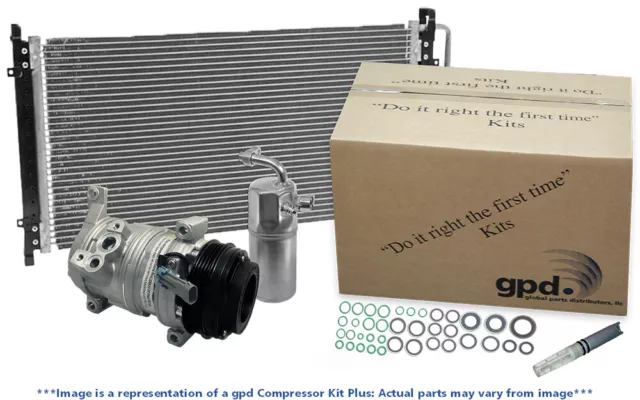 A/C Compressor and Condenser Kit-Compressor Kit New with Condenser fits Focus