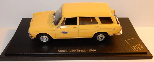Uh Universal Hobbies Simca 1300 Break 1966 Postes Poste Ptt 1/43 In Blister Box