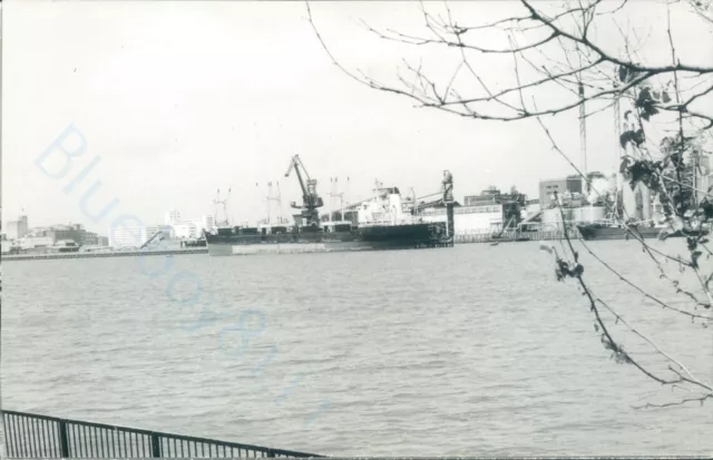 Maltese MV Lisse off gravesend 1989 ship photo