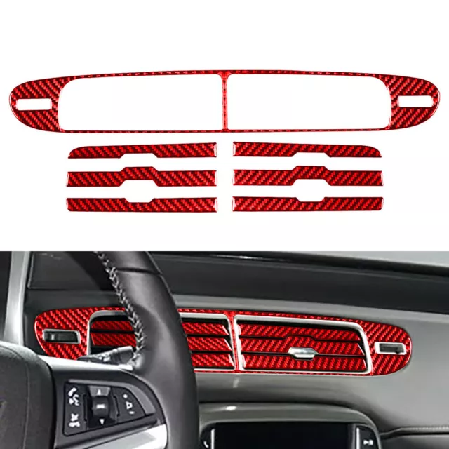 Carbon Fiber Center Console Trim for Chevrolet Camaro 2010-2015