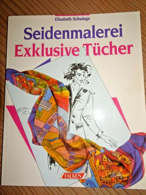 Seidenmalerei Exklusive Tücher Falken Elisabeth Schwinge tolle Ideen