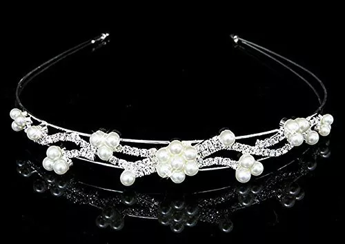 Cerchietto Branch Strass Perle accessori capelli fermacapelli acconciatura sposa