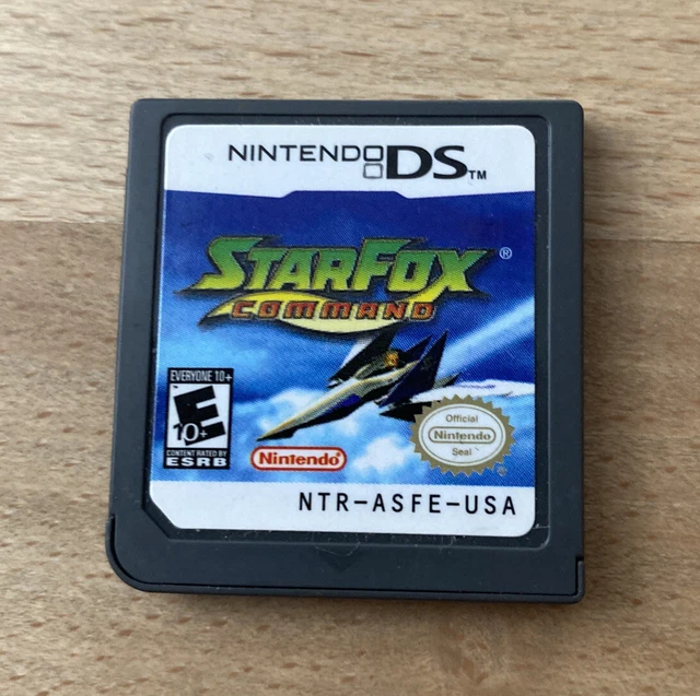 Jeu Nintendo DS Starfox Command Complet En Français/anglais - Occasion Très Bon état