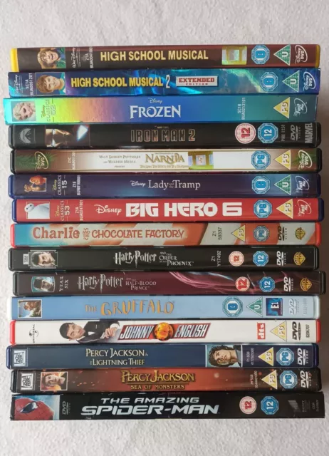 kids childrens dvd bundle job lot