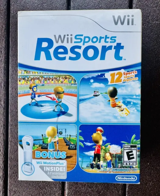 Nintendo Wii Sports Resort Big Box MotionPlus Adapter NEW Sealed CIB Motion Plus