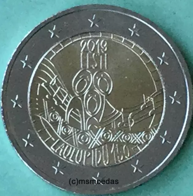 Estland 2 Euro Gedenkmünze 2019 Liederfest Euromünze commemorative coin