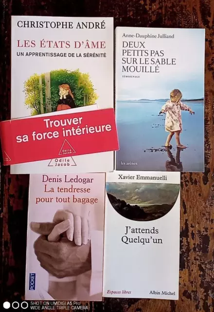 lot de 4 livres témoignage - histoire vraie