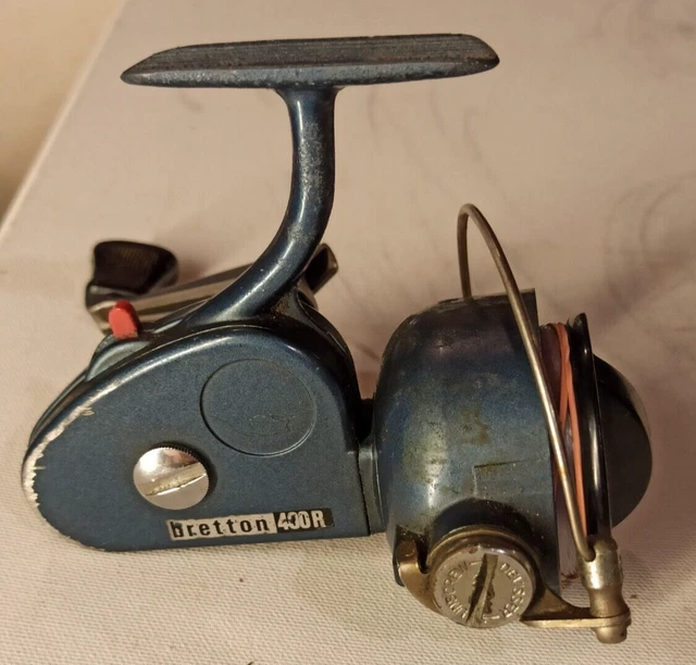 Moulinet Vintage Bretton 400R - Pêche à La Mouche Eau Douce - Fabriqué En France
