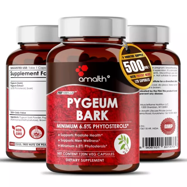 Écorce de Pygeum plus extrait de palmier nain Soutient la santé de la...