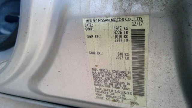Engine ECM Electronic Control Module Right Hand Fender Fits 18 ALTIMA 2262670