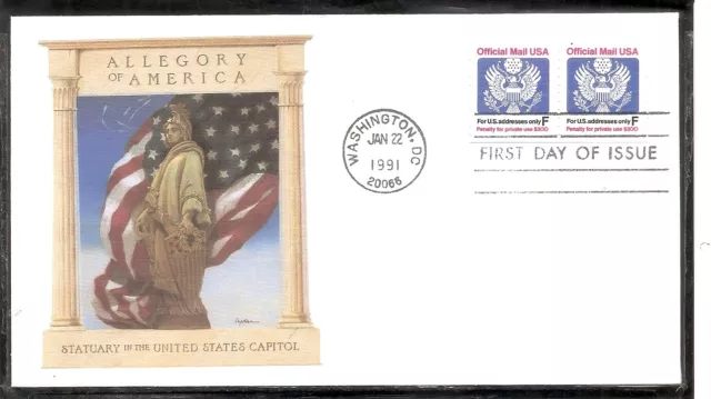 US SC # O144 Official Mail USA FDC. Fleetwood Cachet