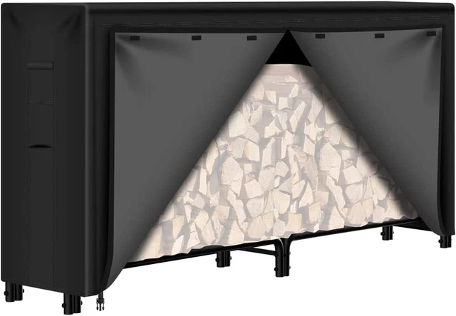 Amagabeli 244Cmx61Cmx107Cm Copertura per Legna Da Ardere Da per Legna Da Ardere
