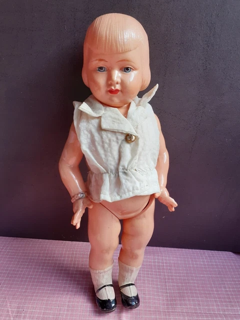 Jouets Anciens - Ancienne Paire De Poupée Celluloid Laurette Petit Colin Couple D Indien Indou En Costume Traditionnel Rare 634754836