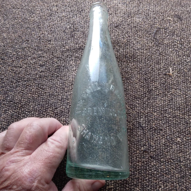 Vintage The Emil T. Raddiant  Brewing Co Embossed Beer Bottle Shawano Wi