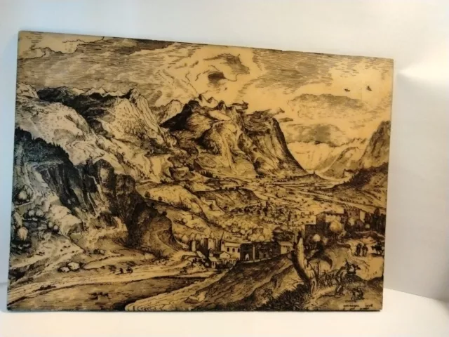Scrimshaw Etched Art On Resin