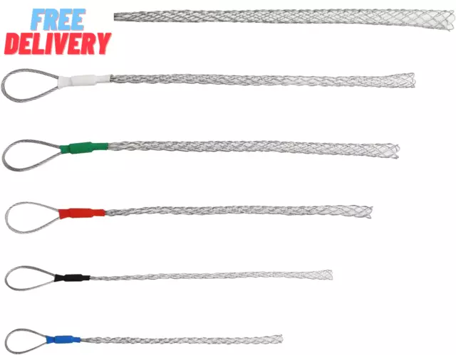 Cable Pulling Grip Sock Kit Galvanizing Steel Antislip Pipe Cable Wire Pulling G