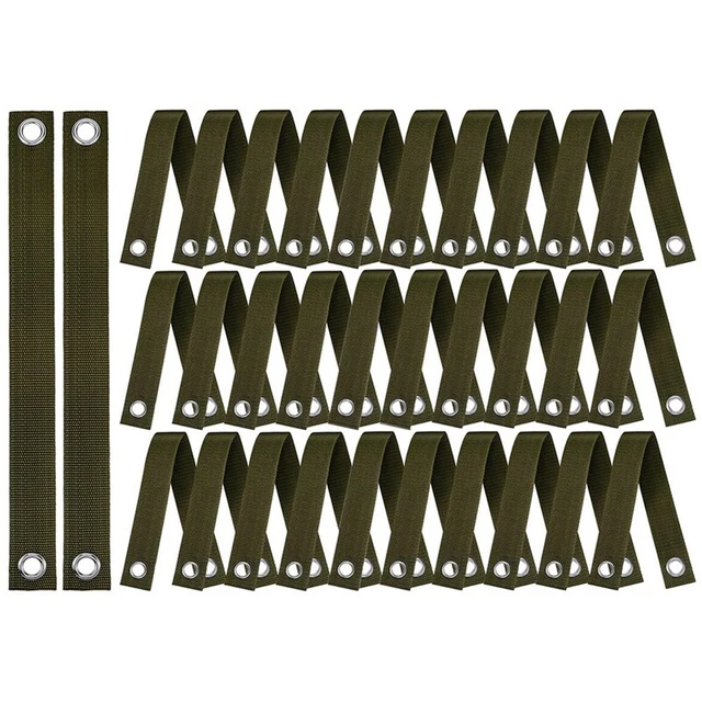 32Pcs 15.74Inch Tree Straps for Staking with Grommet for Staking Newly Plan M3O8
