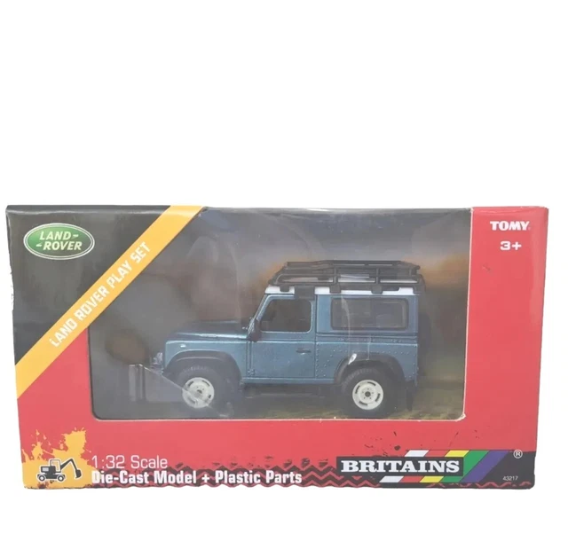 Britains Land Rover Defender 1:32 Boueux - Jouet Agricole Bleu Cobalt - Enfant 3 Ans Et Plus