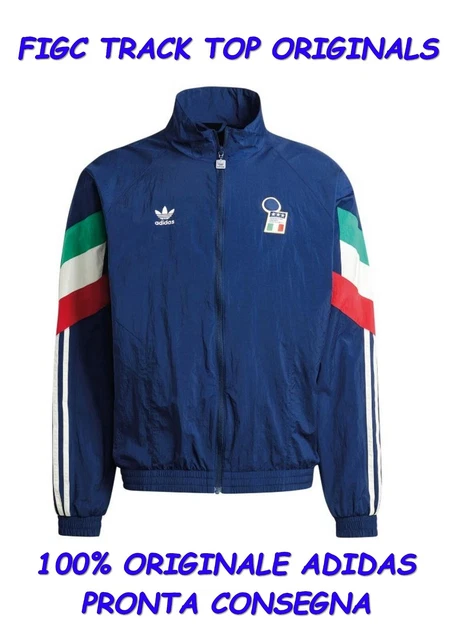 adidas Football - Italie FIGC - T-shirt à manches longues - Bleu