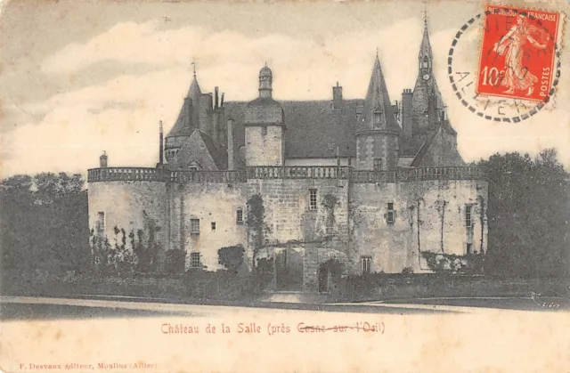 Cpa 03 Chateau De La Room Pres Cosne Sur L'oeil