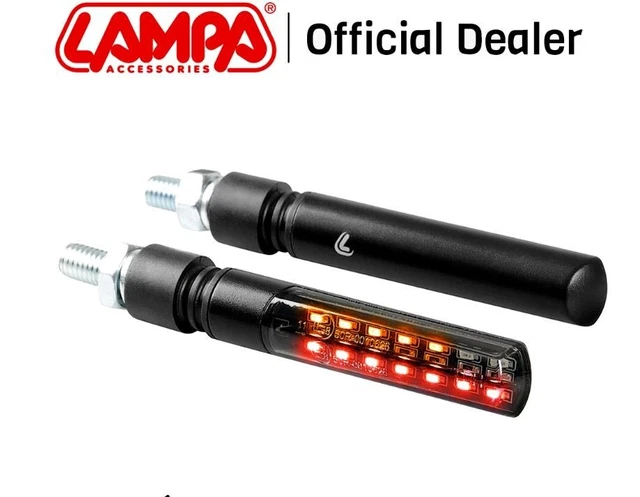 4 Clignotants LED Moto - Miniatures 12V - Étanches IP65 - Certifiés E-Mark