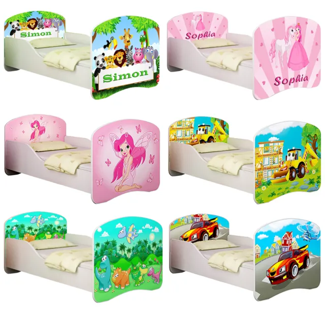 Toddler Children Kids Bed + Free Mattress  Free Delivery 140X70