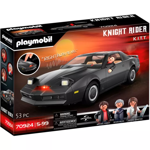 PLAYMOBIL 70924 Knight Rider K.I.T.T., Konstruktionsspielzeug