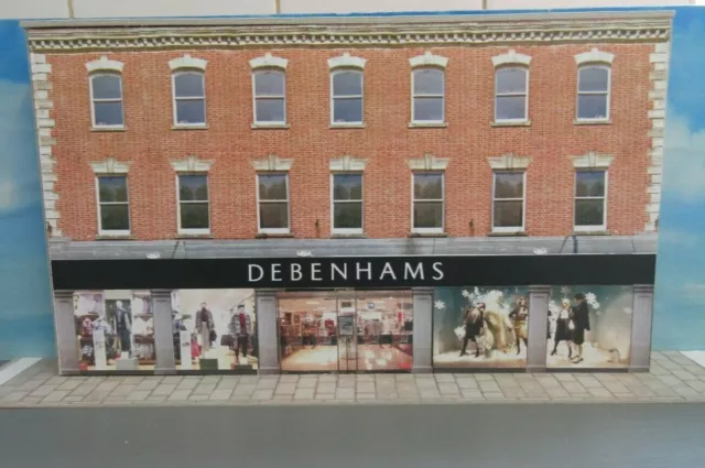 Low Relief  High Street Store  from past   DEBENHAMS Self Assembly Kit .