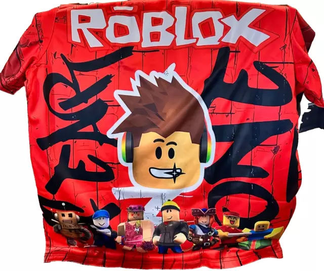 Roblox Boys Short Sleeve T-Shirt Officially Licensed Black X-Small