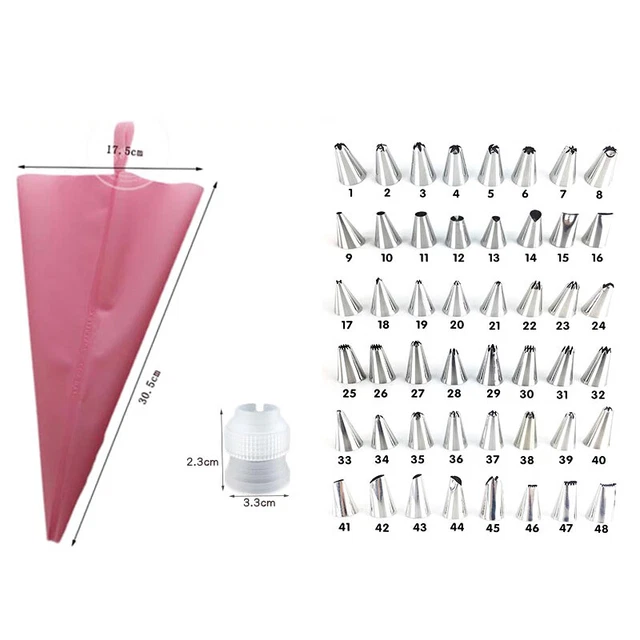 silicone torta strumenti decorazione cucina accessori cottura borsa tubazioni per forno BII