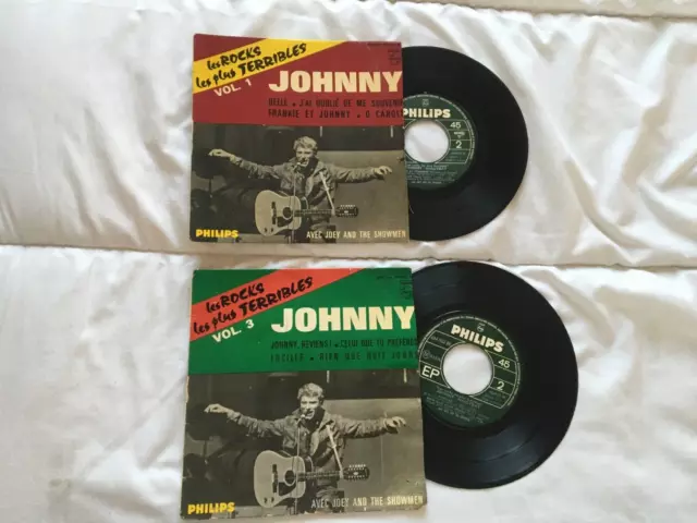 DISQUE VINYLE 45 tours EPL - Johnny Hallyday - Souvenirs, souvenirs EUR  10,00 - PicClick FR
