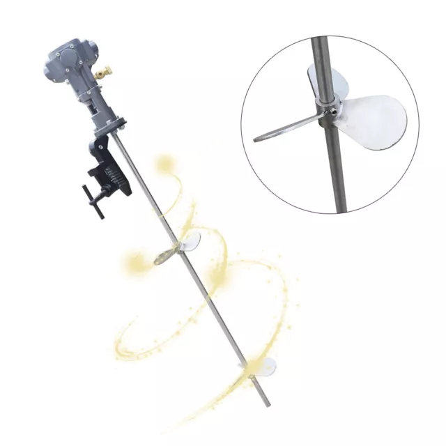 1/2HP Pneumatic Automatic Paint Mixer Air Agitator Blender Stirrer Mixing