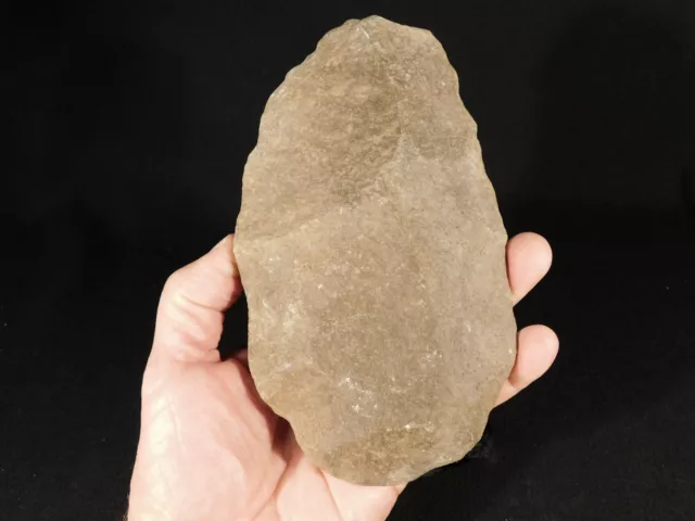 HUGE! One Million Year Old! Early Stone Age ACHEULEAN HandAxe Mali 839gr