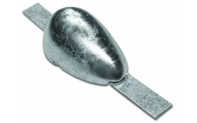 Navyline Magnésium Anode Coque Forme de Goutte 165mm Soudage Languette Eau Douce