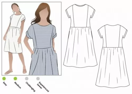 Style Arc Sewing Pattern Lacey Dress Women Sizes 4-16