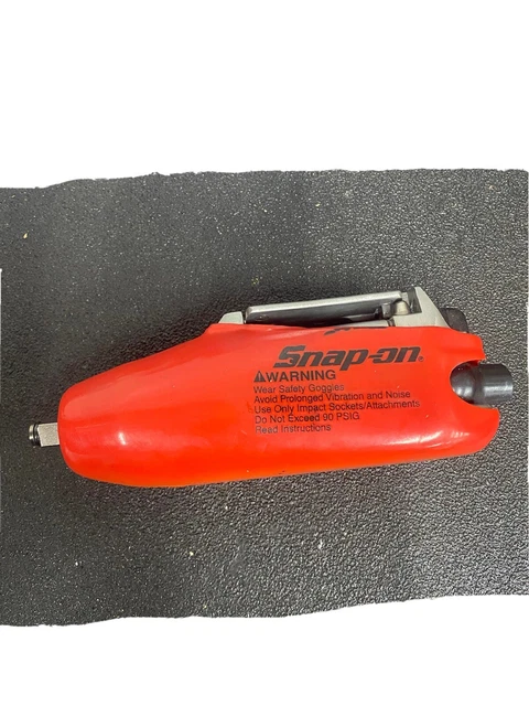 Snap-On IM32 3/8" Pneumatic Butterfly Rotary Action Impact Air Wrench W/Cover