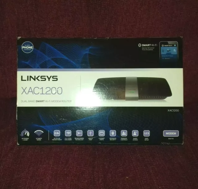 Linksys XAC1200 KABELLOSER MODEM-ROUTER - AC 1200 DUAL-BAND