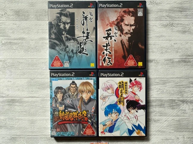 SONY PS2 Fu-un Shinsengumi & Bakumatsu Den & Gunrou-den & Moeyo Ken from Japan