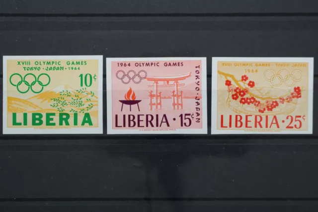 Liberia, MiNr. 623-625 B, postfrisch - 658753