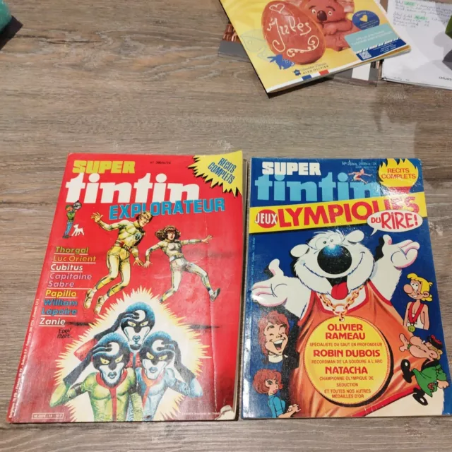 Lot De 2 Super Tintin N° 25bis Et 38bis