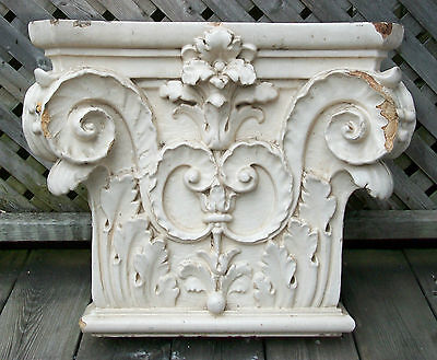 Antique Corinthian Capital - Glazed Ceramic - Canada/U.S. - Late 19th Century 2