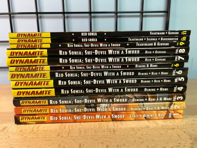 Red Sonja : She-Devil With a Sword (HC/SC TPB) Volumes 1-11 Lot Dynamite 5b1