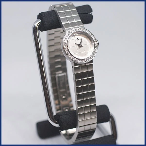 DIOR/ChristianDior Mini La D De CD040111 M001 Diamond Watch 6.50inch 230614T