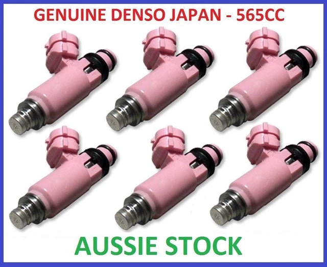 6 x 550cc 565cc Fuel Injectors for Subaru Denso Liberty Outback EZ30R 6 x 550cc 565cc Fuel Injectors for Subaru Denso Liberty Outback EZ30R