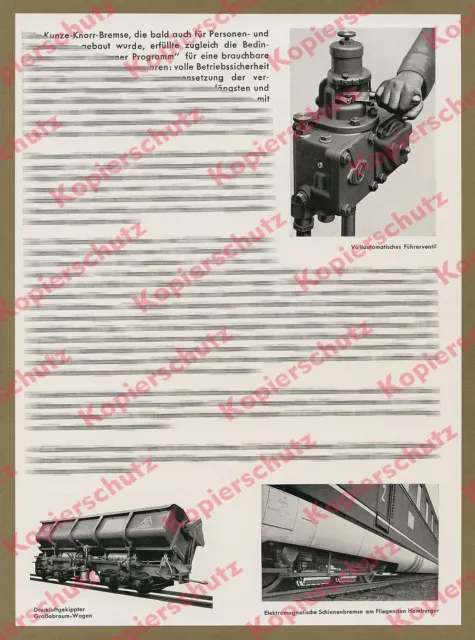 Knorr-Bremse Berlin Reichsbahn Krupp Henschel & Sohn Fliegender Hamburger 1935 2