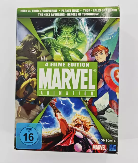 Marvel Animation Vol. 2 4 DVDs I <Hulk vs. Thor & Wolverine, The Next Avengers