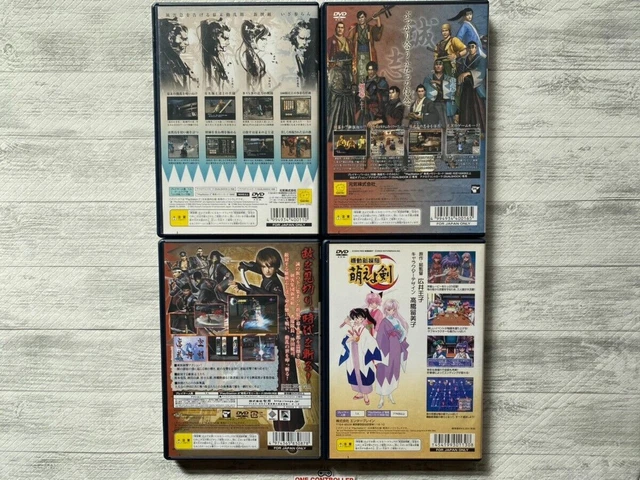 SONY PS2 Fu-un Shinsengumi & Bakumatsu Den & Gunrou-den & Moeyo Ken from Japan 2