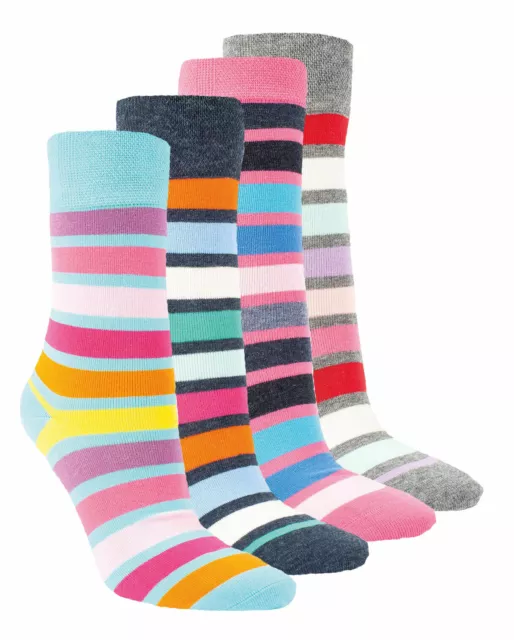 Ringelsocken 6 Paar bunte schöne Blockringel Socken