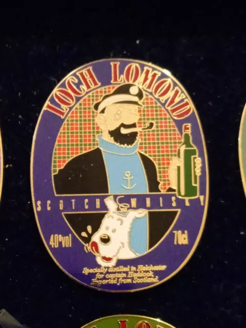 Pin's BD Tintin Capitaine Haddock Whisky Loch Lomond